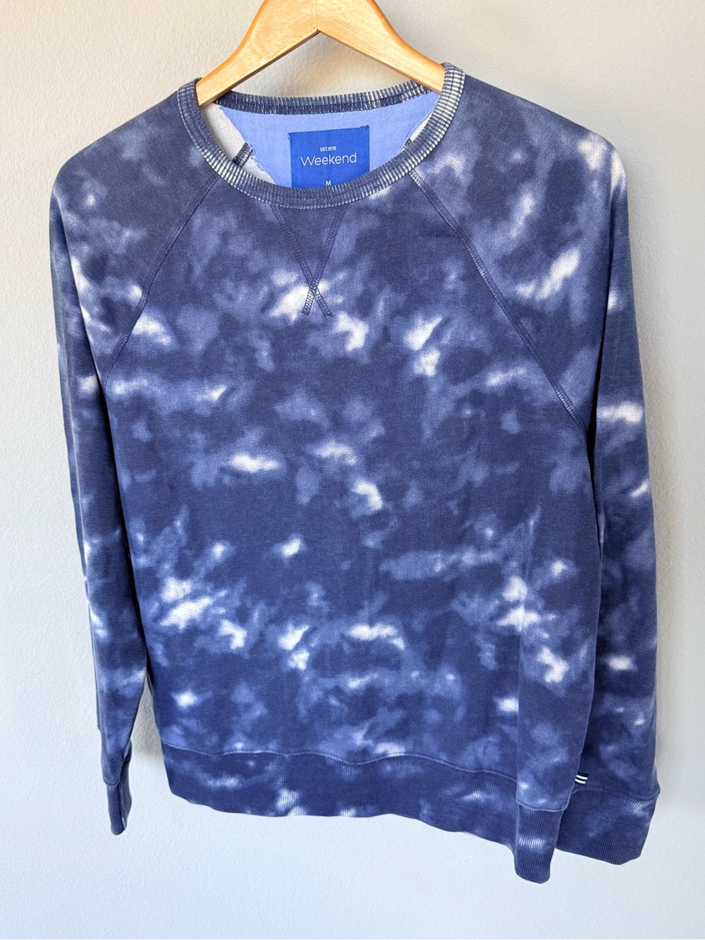 Weekend Tie-Dye Fleece Crewneck Sweatshirt Women’s Size M
